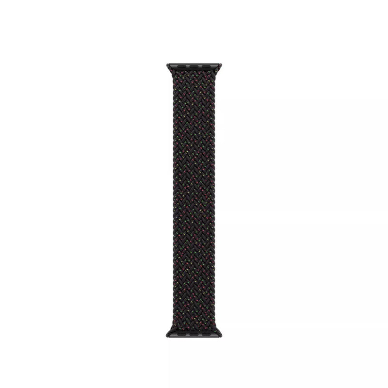 APPLE WATCH BRAIDED SOLO LOOP 45MM MMWU3AM/A - SIZE 12 - BLACK UNITY - Like New