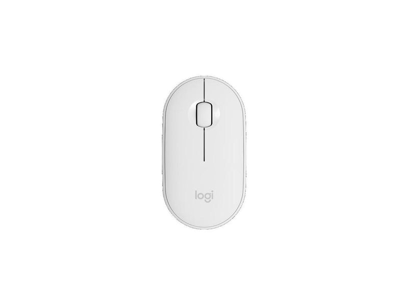 Logitech Pebble M350 Wireless Mouse with Bluetooth or USB - Graphite