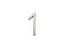 Atlas Homewares AVN1-BRN Modern Avalon 4.5 in. Number 1 - Brushed Nickel