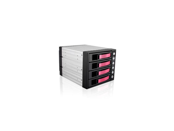 iStarUSA BPU-340SATA-RED 3x5.25" to 4x3.5" SAS/SATA 6.0 Gb/s Hot-Swap Cage