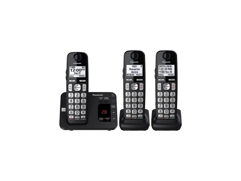 Panasonic KX-TGE433B 3 Handset Cordless Phone