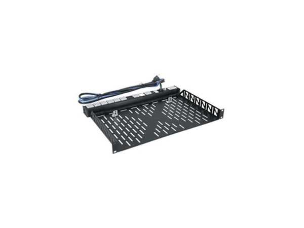 Middle Atlantic Products U1V 10.4 in. Utility Rackshelf, 1 RU, Vented