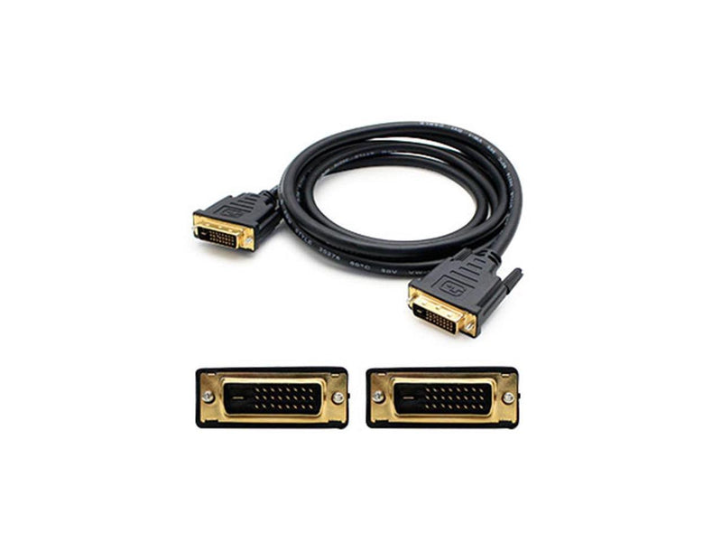 AddOn DVID2DVIDDL1F-5PK Connector on First End:1 x 25-pin DVI-D (Dual-Link) Male