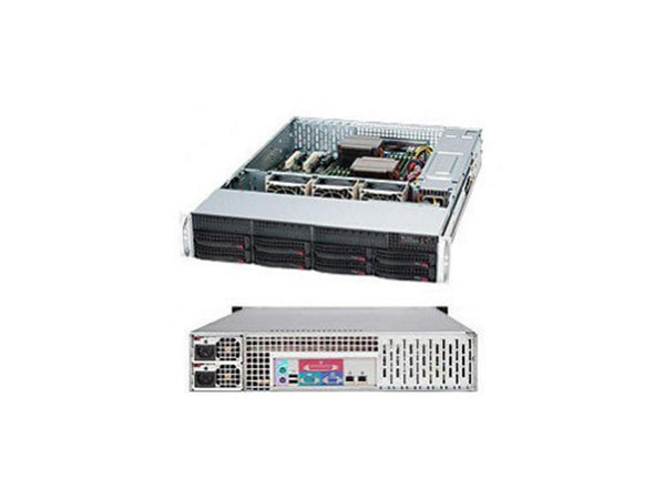 SuperMicro SC825 Tqc-R1K03LPB - Rack-Mountable - 2U - Enhanced Extended ATX