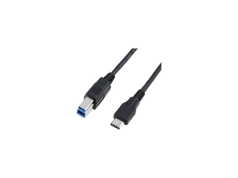 4xem 4XUSBCUSB3B3 Black USB-C to USB 3.0 Type-B Cable