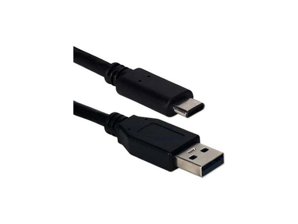 QVS CC2231B-4M 4M USB-C to USB-A Supre Speed 10GBPS 60WATT Sync & Power Cable