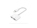 4XEM 8-pin & 3.5mm Adaptor for iPhone/iPod/iPad 4X8PIN35SPLITTER