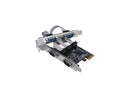 Siig LB-S00114-S1 AC Quad Serial Port RS232 Pcie Card 256 Bytes Brown Box, Black