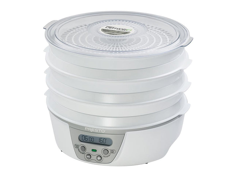 PRESTO 06301 Dehydro Digital Electric Food Dehydrator, White