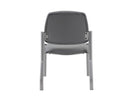 Boss Office Products Heavy Duty Armless Vinyl Mid Back Guest Chair for
