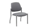 Boss Office Products Heavy Duty Armless Vinyl Mid Back Guest Chair for