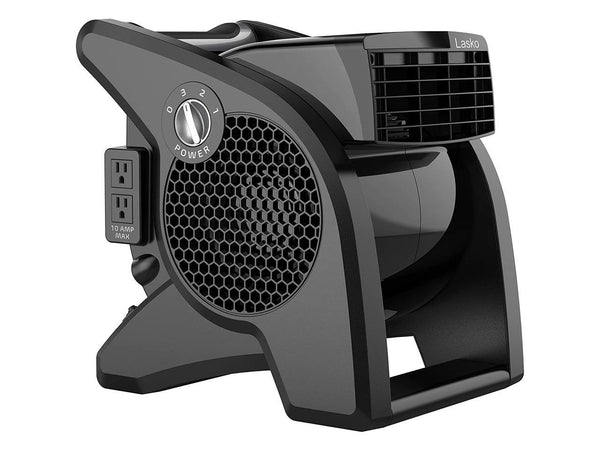 Lasko U15617 Pro Performance 3 Speed Pivoting Home Utility Floor Drying Fan