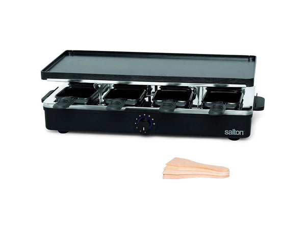 Salton PG1645 Black 8 Person Party Grill / Raclette