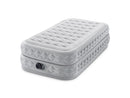 Intex 64487ED Supreme Air Flow Fiber Tech Air Mattress with Built in Pump, Twin