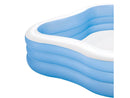 Intex Swim Center 90in x 90in x 2in Inflatable Play Kids Backyard Swimming Pool