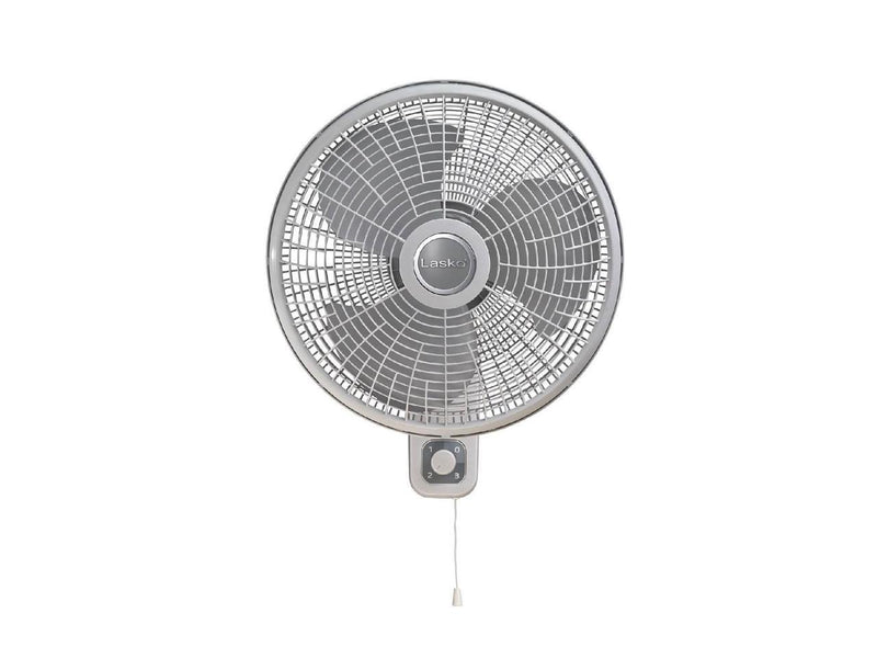 Lasko 16 In. 3-Speed White Oscillating Wall-Mount Fan M16900