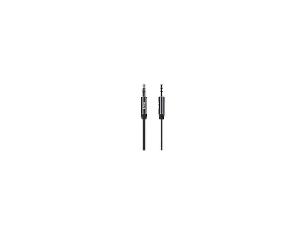 Belkin 3.5mm plug MIXIT Flat Aux Cable (3 Feet) - Black