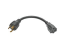Tripp Lite 6in Power Cord Adapter Cable L5-20P to 5-15/20R with Locking