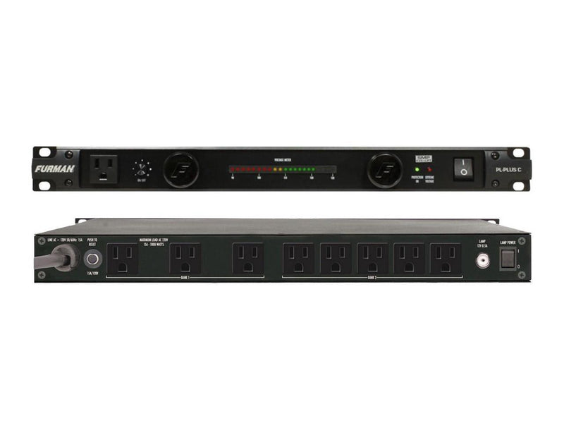 Furman PL-PLUS C 19" Rackmount 15A Rack Power Strip