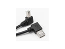 ROCSTOR Y10C223-B1 3FT USB 2.0 AB M/M 90D CABLE