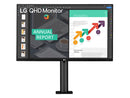 LG Ergo 27BN88Q-B - LED monitor - 27" - 2560 x 1440 QHD - IPS - 350 cd/m2 -