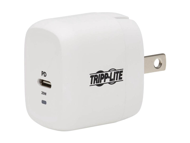 Tripp Lite Compact 1-Port USB-C Wall Charger GaN Technology 20W U280W0120C1G