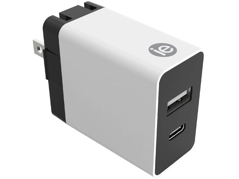 DIGIPOWER IEN-AC31A1C-WT 3.4 AMP 1 USB A  and  1 USB C WALL