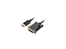 SIIG DisplayPort to DVI Cable - 1080p @60Hz Male to Male Passive DP to DVI Cable