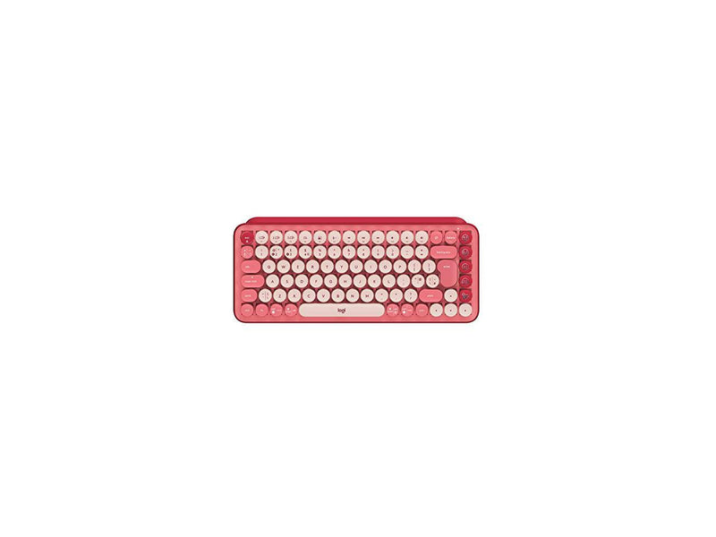 Logitech POP Mechanical Wireless Keyboard with Customizable Emoji Keys, Durable