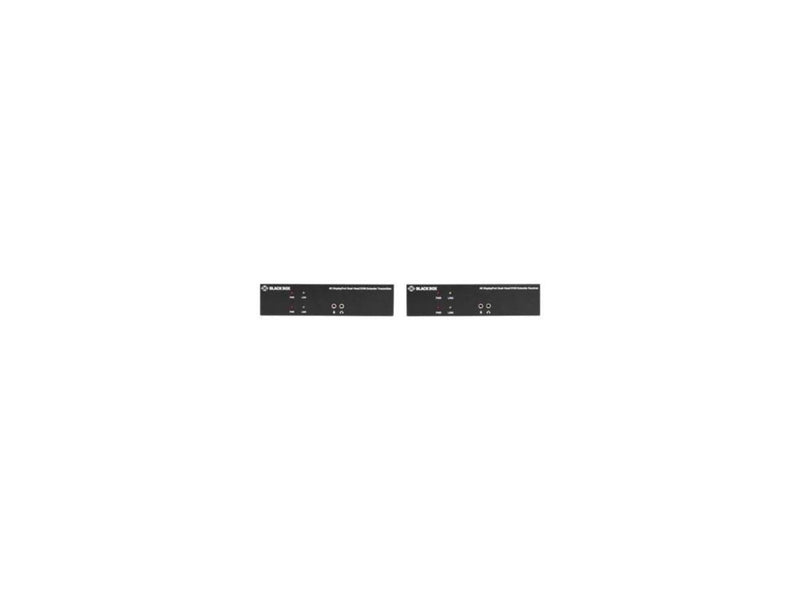 Black Box KVX Series KVXLCDPF-200 KVM Extender over Fiber - 4K, Dual-Head,