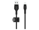 BELKIN CAA010BT1MBK Black BOOST CHARGE PRO Flex USB-A Cable with Lightning