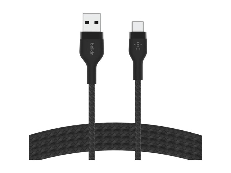 Belkin CAB010BT1MBK BOOST CHARGE PRO Flex 3.28ft.USB-A to USB-C Cable - Black