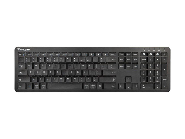 Targus Full-Size Multi-Device Bluetooth Antimicrobial Keyboard - Wireless