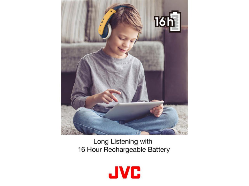 JVC Bluetooth Kids Headphones, 16 Hours Play time, Active Volume Limiter,