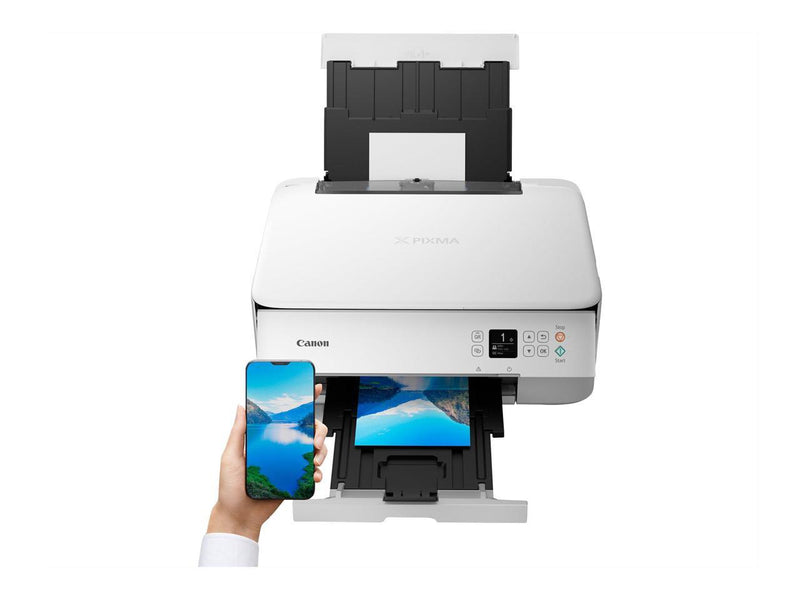 Canon PIXMA TS6420a USB / Wi-Fi InkJet MFC / All-In-One Color White Wireless