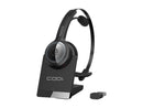 CODi Claro Wireless Headset w/ Integrated AI-Powered ENC Microphone Black