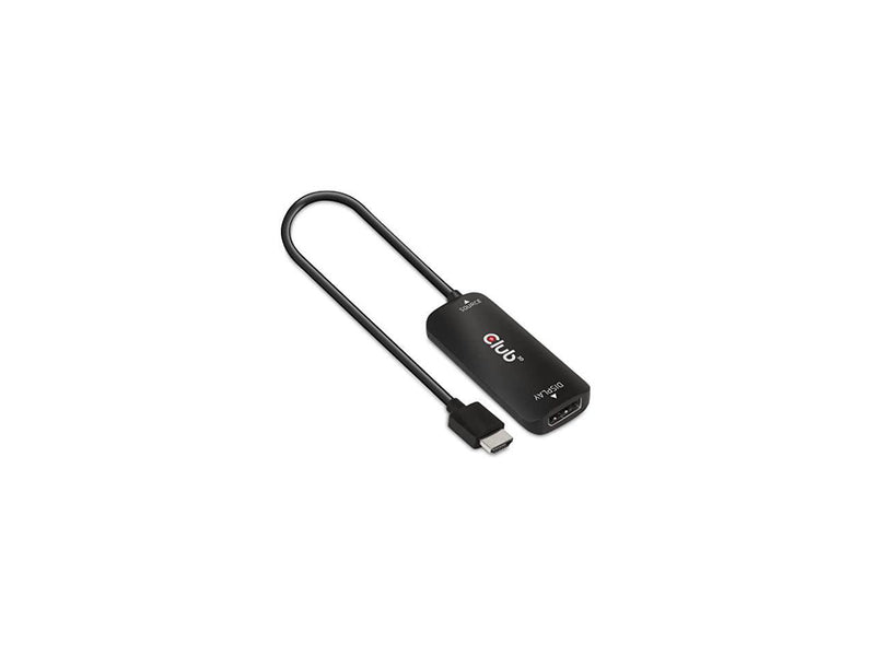 Club 3D 4K 120Hz or 8k30Hz HDMI to DisplayPort Video Adapter w/USB Power