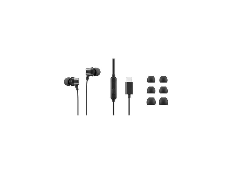 Lenovo USB-C Wired In-Ear Headphone - Stereo - USB Type C - Wired - 32 Ohm - 100