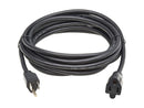 Tripp Lite 15ft Power Extension Cord NEMA 5-15P to NEMA 5-15R Black P02201513A