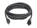 Tripp Lite 25ft Power Extension Cord NEMA 5-15P to NEMA 5-15R Black P02202513A