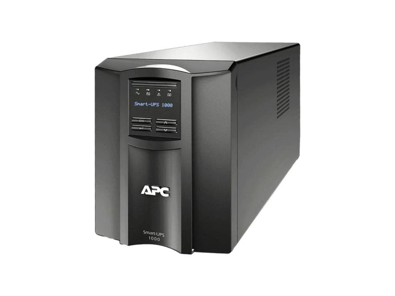 APC Smart-UPS, Line Interactive, 1000VA, Tower, 120V, 8x NEMA 5-15R outlets,