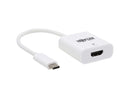 Tripp Lite USB-C to HDMI Adapter (M/F) - 8K, HDR, 4:4:4, HDCP 2.3, White - 1 x