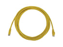 Tripp Lite Cat6a 10G Snagless Molded UTP Ethernet Cable (RJ45 M/M), PoE, Yellow,