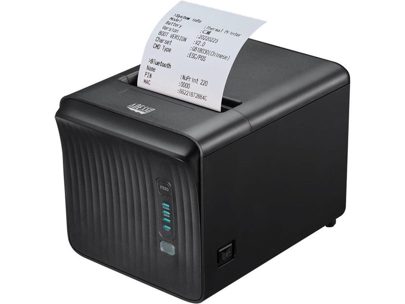 Adesso NuPrint 330 Desktop Direct Thermal Receipt Printer Monochrome Black