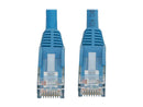 Cat6 Gigabit Snagless Molded UTP Ethernet Cable (RJ45 M/M), PoE, LSZH, Blue, 1 m