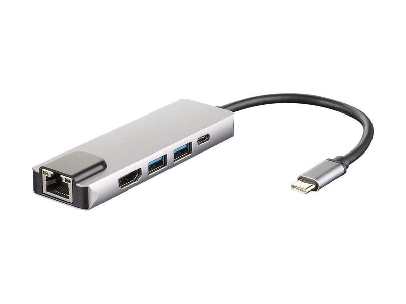 4XEM 5-in-1 HDMI, RJ-45, USB 3.0, USB-C Dock