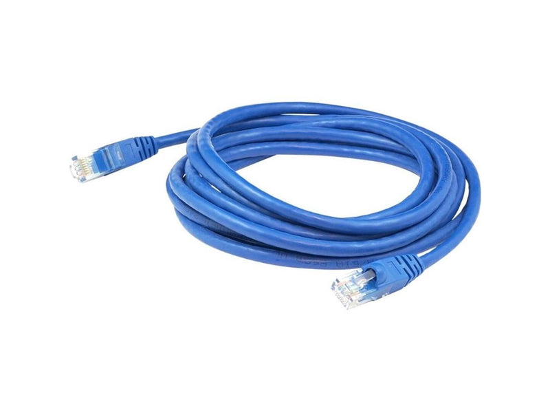 AddOn 35ft RJ-45 Male to RJ-45 Male Straight Blue Cat6A UTP PVC Copper Patch