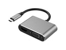 4XEM VGA and HDMI 2-in-1 USB-C 4K Dock