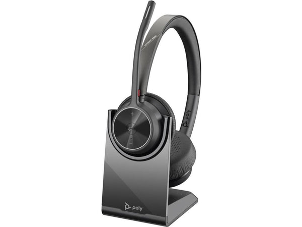 Poly - Voyager 4320 UC Wireless Headset + Charge Stand (Plantronics) -