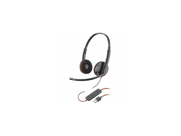 Poly Blackwire C3220 Headset - Stereo - USB Type A - Wired - 32 Ohm - On-ear -